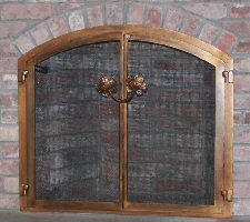 all antique copper with leaf handles
