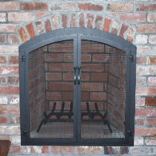 Black mesh door screen doors