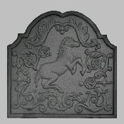 horse fire back