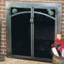 nauset in all natural iron with twin doors